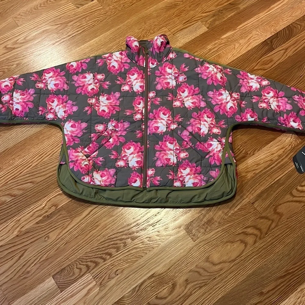 NWT Free People Movement Printed Pippa Packable Puffer Jacket XS